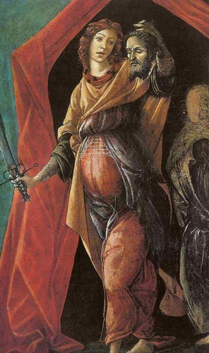 Judith deixando a tenda de Holofernes (Sandro Botticelli) - Reprodução com Qualidade Museu