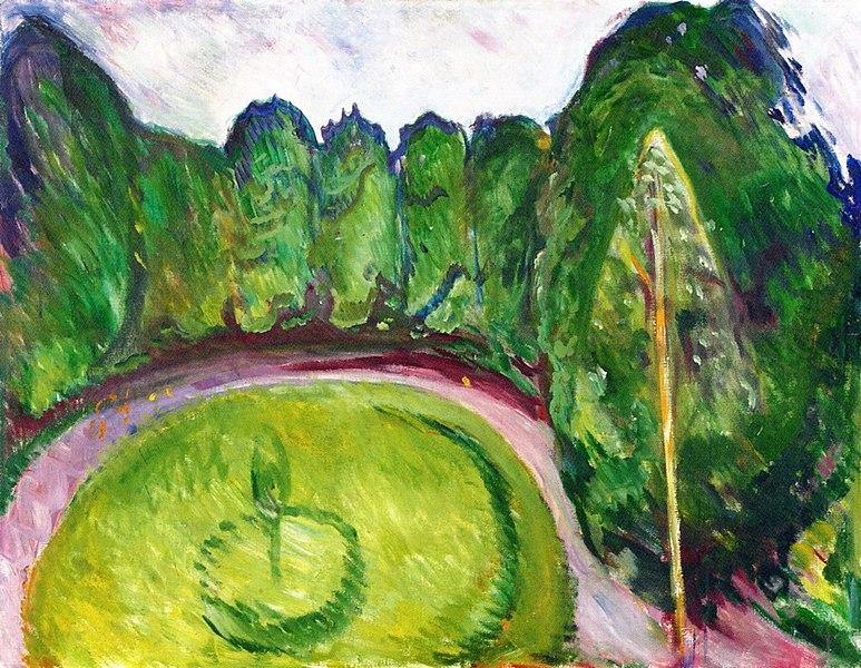 Parque (Edvard Munch) - Reprodução com Qualidade Museu