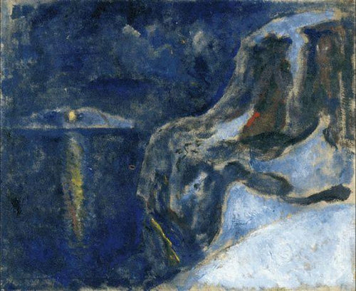 Inverno à beira-mar (Edvard Munch) - Reprodução com Qualidade Museu