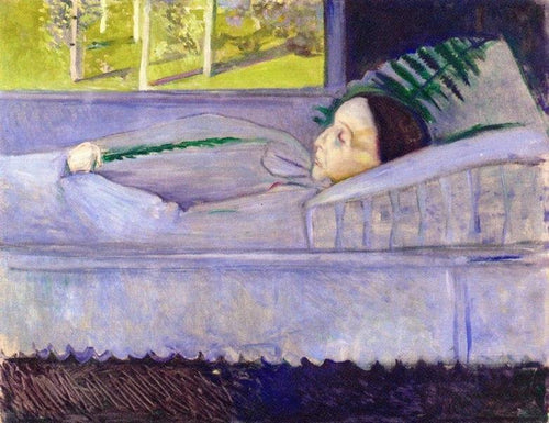 Morte e Primavera (Edvard Munch) - Reprodução com Qualidade Museu