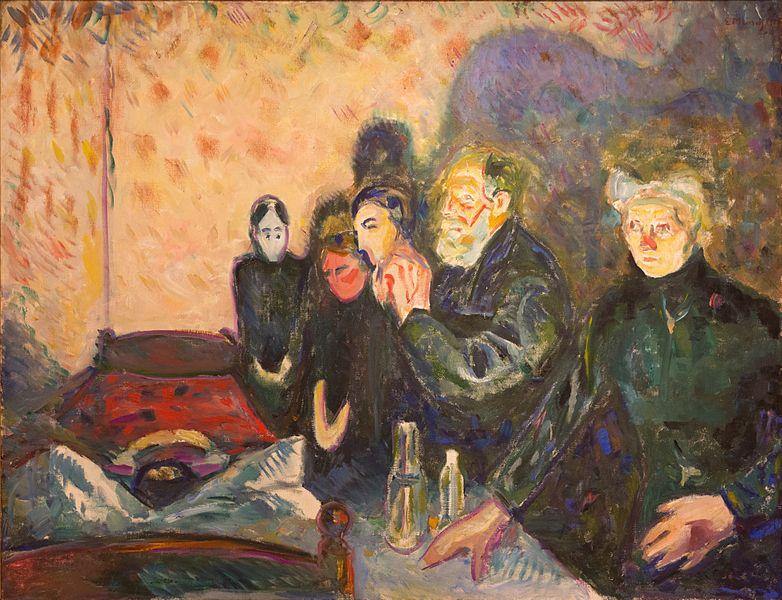 Luta mortal (Edvard Munch) - Reprodução com Qualidade Museu