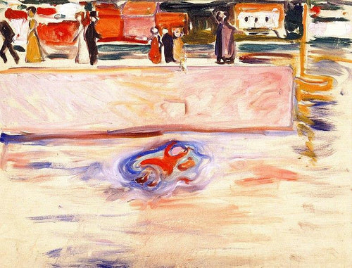 A criança que se afoga (Edvard Munch) - Reprodução com Qualidade Museu