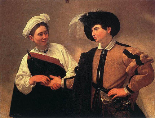 A cartomante (Caravaggio) - Reprodução com Qualidade Museu