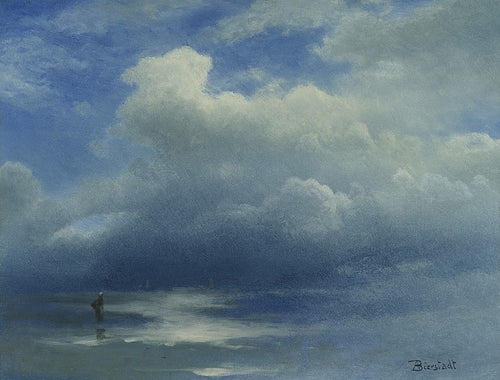 Mar e céu (Albert Bierstadt) - Reprodução com Qualidade Museu