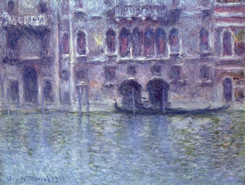 Palazzo Da Mula, Veneza (Claude Monet) - Reprodução com Qualidade Museu