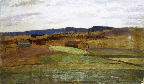 Autumn In Asker (Edvard Munch) - Reprodução com Qualidade Museu