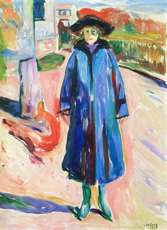 Casaco Azul à Luz do Sol (Edvard Munch) - Reprodução com Qualidade Museu