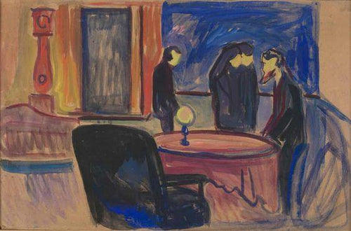 Cenografia para fantasmas de Henrik Ibsen (Edvard Munch) - Reprodução com Qualidade Museu