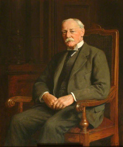 Coronel Arthur Stuart Daniel, presidente do Conselho do Distrito Rural de Godstone (John Collier) - Reprodução com Qualidade Museu