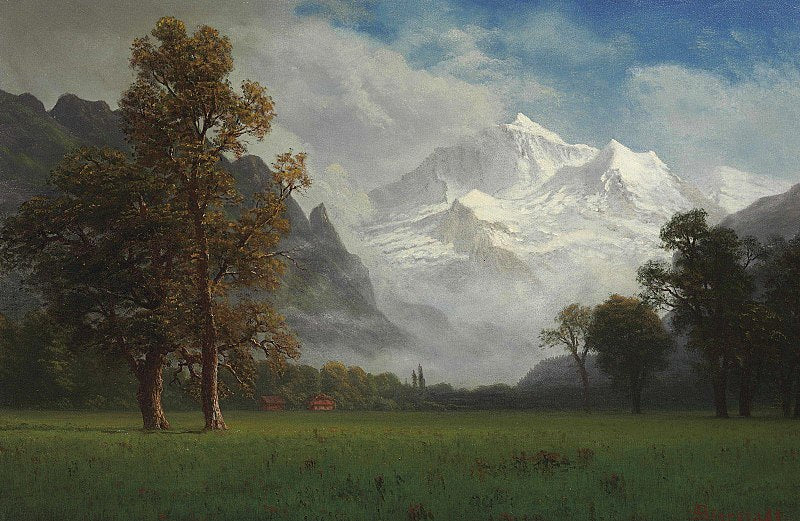 Jungfrau (Albert Bierstadt) - Reprodução com Qualidade Museu