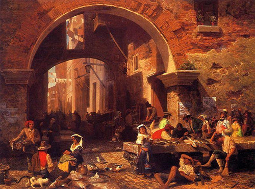 O Pórtico de Octavia (Albert Bierstadt) - Reprodução com Qualidade Museu