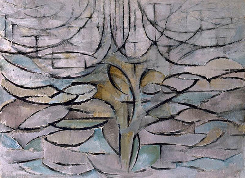 Macieira em flor (Piet Mondrian) - Reprodução com Qualidade Museu