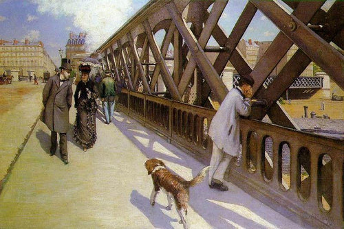 The Pont Du Europe (Gustave Caillebotte) - Reprodução com Qualidade Museu
