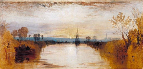 Canal Chichester (Joseph Mallord William Turner) - Reprodução com Qualidade Museu