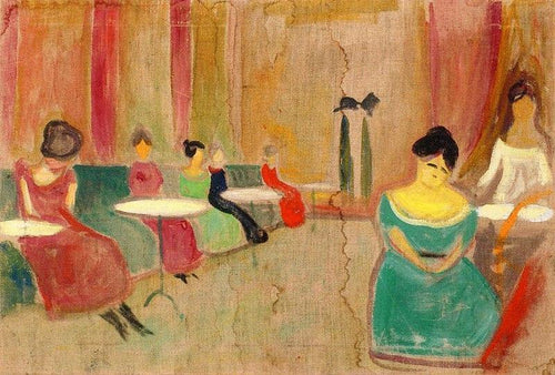 Cena de bordel (Edvard Munch) - Reprodução com Qualidade Museu