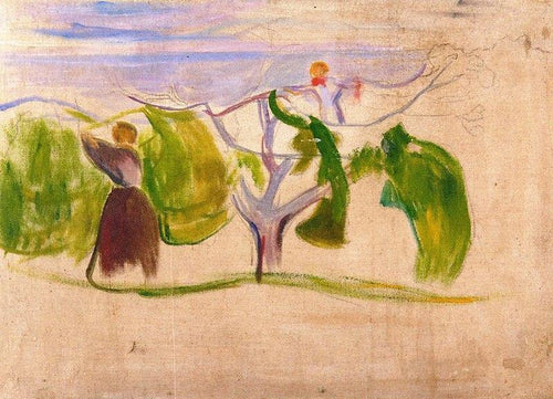 Colheita de frutas (Edvard Munch) - Reprodução com Qualidade Museu