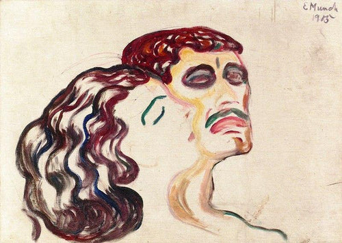 Cabeça a Cabeça (Edvard Munch) - Reprodução com Qualidade Museu