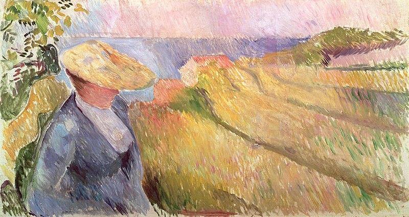 Ao Ar Livre (Edvard Munch) - Reprodução com Qualidade Museu