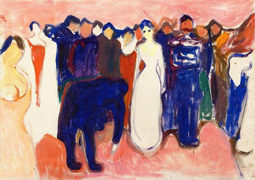 Merry Company (Edvard Munch) - Reprodução com Qualidade Museu