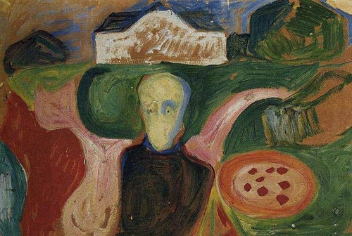 Motivo Simbólico - Proprietário no Parque (Edvard Munch) - Reprodução com Qualidade Museu