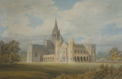 Abadia de Fonthill em Wiltshire (Joseph Mallord William Turner) - Reprodução com Qualidade Museu