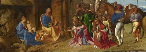 A Adoração dos Reis (Giorgione) - Reprodução com Qualidade Museu