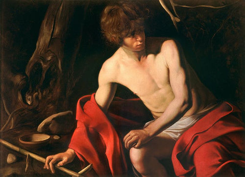São João Batista (Caravaggio) - Reprodução com Qualidade Museu