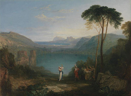 Enéias e a Sibila, Lago Avernus (Joseph Mallord William Turner) - Reprodução com Qualidade Museu