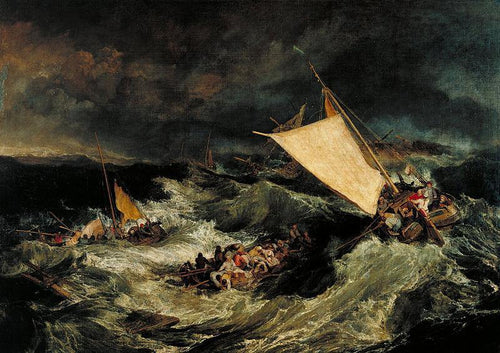 O naufrágio (Joseph Mallord William Turner) - Reprodução com Qualidade Museu