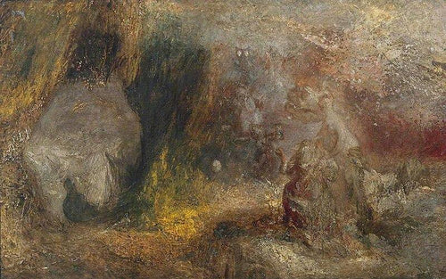 A Caverna do Desespero (Joseph Mallord William Turner) - Reprodução com Qualidade Museu