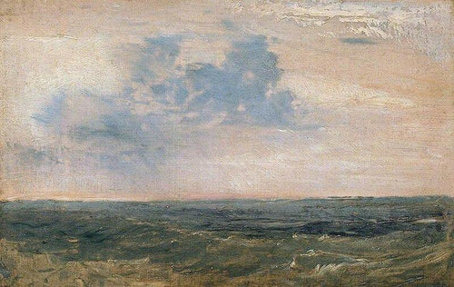 Estudo do mar e do céu, Ilha de Wight (Joseph Mallord William Turner) - Reprodução com Qualidade Museu