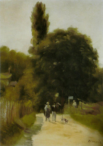 Duas figuras em uma paisagem (Pierre-Auguste Renoir) - Reprodução com Qualidade Museu