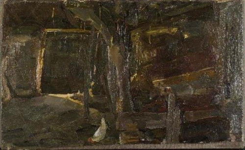 Interior de aço (Piet Mondrian) - Reprodução com Qualidade Museu