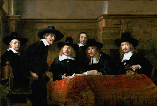 The Syndics (Rembrandt) - Reprodução com Qualidade Museu