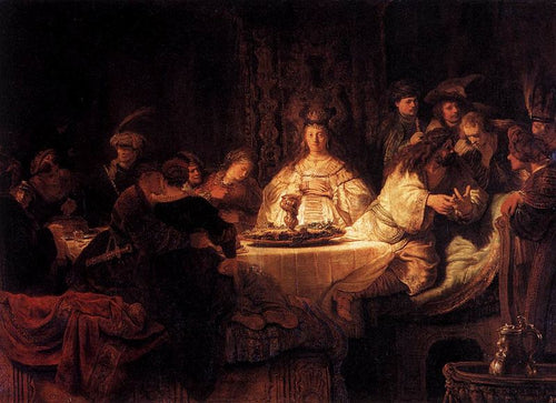 O Casamento de Sansão (Rembrandt) - Reprodução com Qualidade Museu