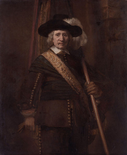 Retrato de Floris Soop (Rembrandt) - Reprodução com Qualidade Museu