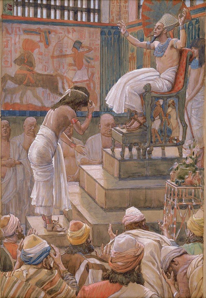 José e seus irmãos recebidos pelo Faraó