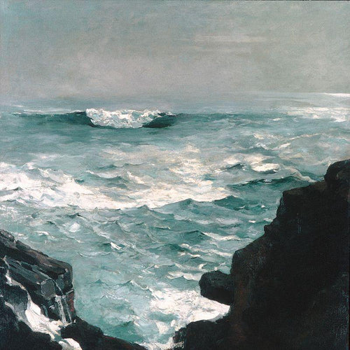 Rocha de canhão (Winslow Homer) - Reprodução com Qualidade Museu
