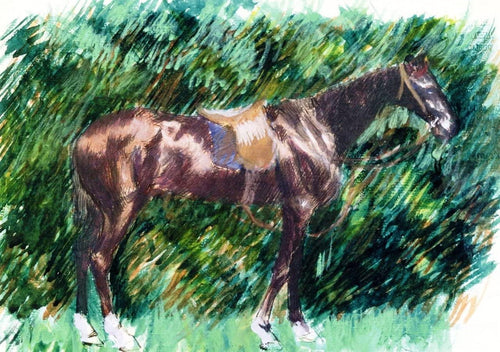 Um cavalo (Pierre-Auguste Renoir) - Reprodução com Qualidade Museu