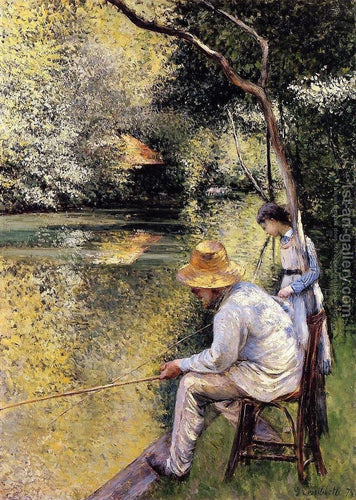 Pesca (Gustave Caillebotte) - Reprodução com Qualidade Museu