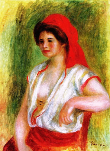 A bela siciliana (Pierre-Auguste Renoir) - Reprodução com Qualidade Museu
