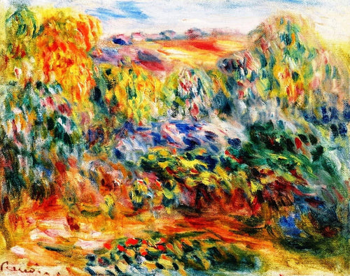 Paisagem Montanhosa (Pierre-Auguste Renoir) - Reprodução com Qualidade Museu
