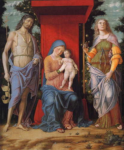Virgem e o Menino com Madalena e São João Batista - Replicarte
