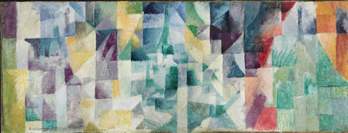 Janelas de três partes (Robert Delaunay) - Reprodução com Qualidade Museu