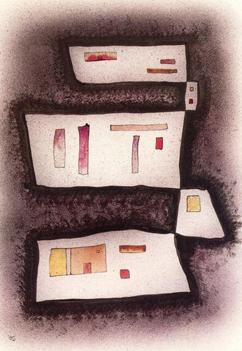 Contido (Wassily Kandinsky) - Reprodução com Qualidade Museu