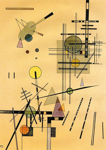 Cordas (Wassily Kandinsky) - Reprodução com Qualidade Museu