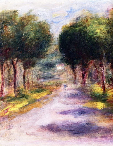 Paisagem em Cagnes (Pierre-Auguste Renoir) - Reprodução com Qualidade Museu