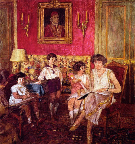 Madame Jean Bloch e seus filhos - Replicarte
