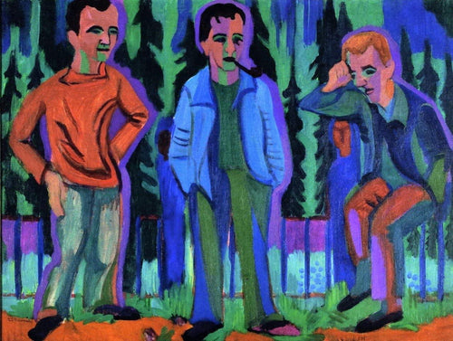 Três artistas Hermnn Scherer, Kirchner, Paul Camenisch - Replicarte