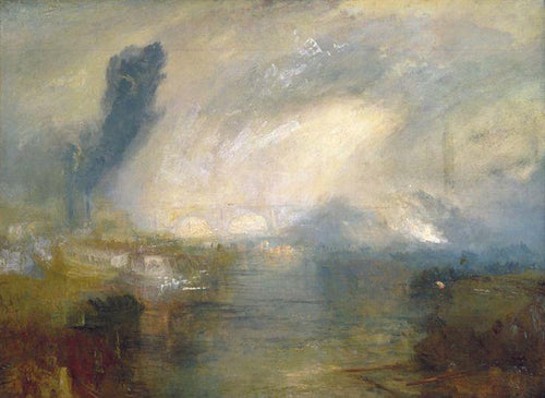 O Tamisa acima da ponte Waterloo (Joseph Mallord William Turner) - Reprodução com Qualidade Museu